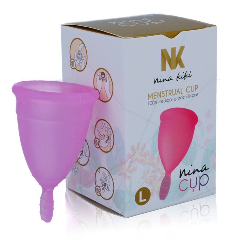 Lila Menstruationstasse - Größe L