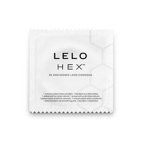 Schachtel mit 36 ​​Hex-Kondomen