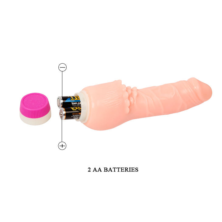Realistische vibrierende Lustwellen 19,5 cm