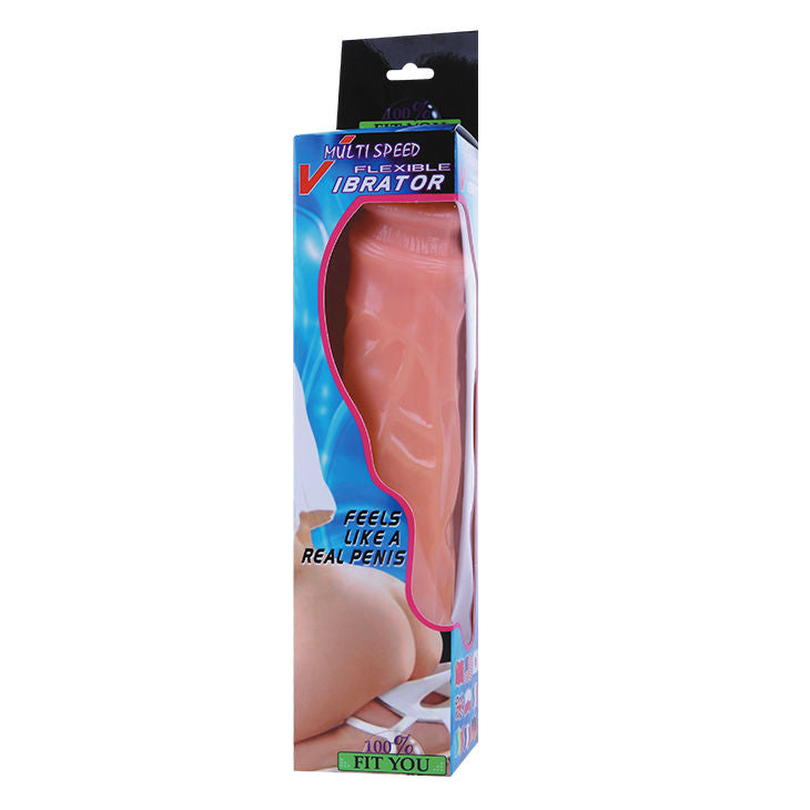 Realistische vibrierende Lustwellen 25,5 cm