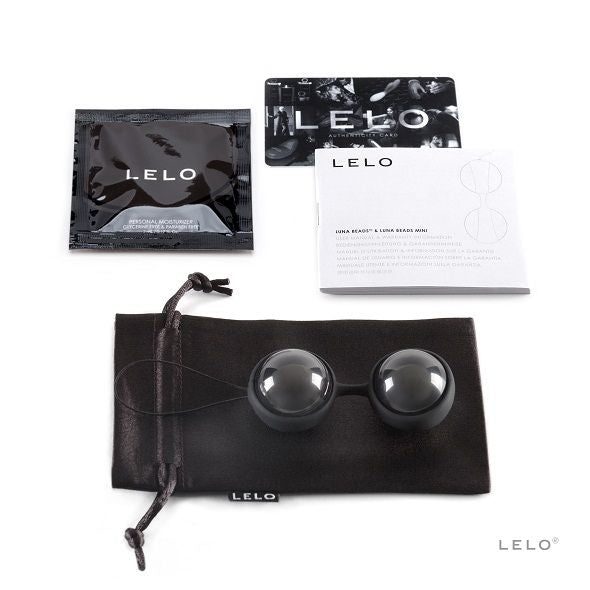 Luna Beads schwarze Kegelkugeln