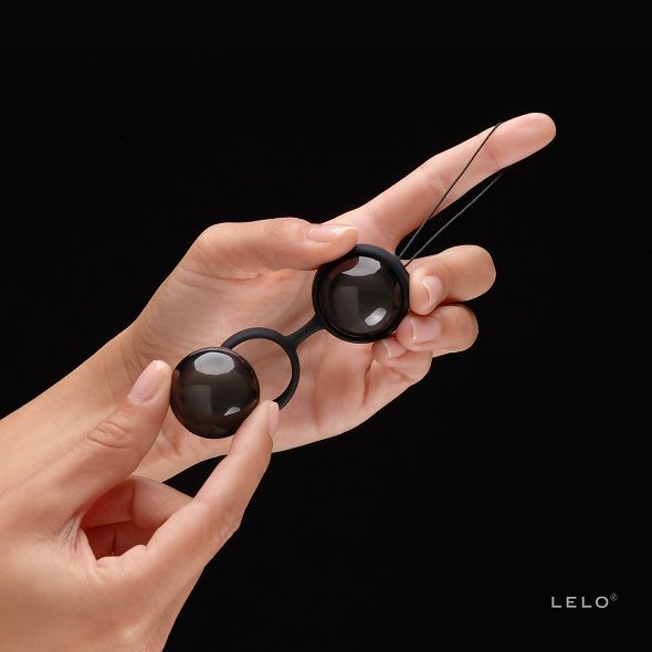 Luna Beads schwarze Kegelkugeln