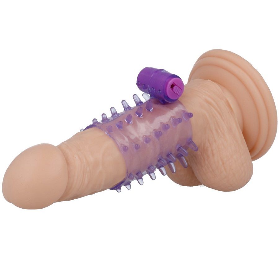 Lila Vibrator Penishülle