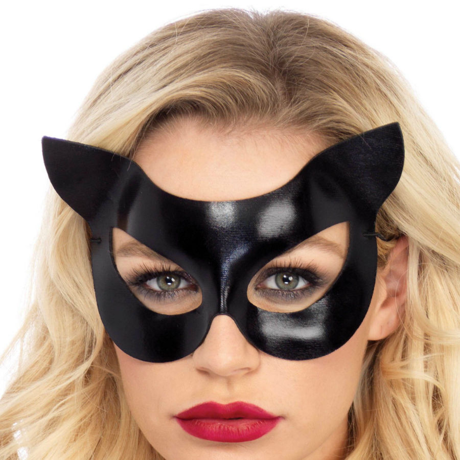 Vinyl-Katzenmaske