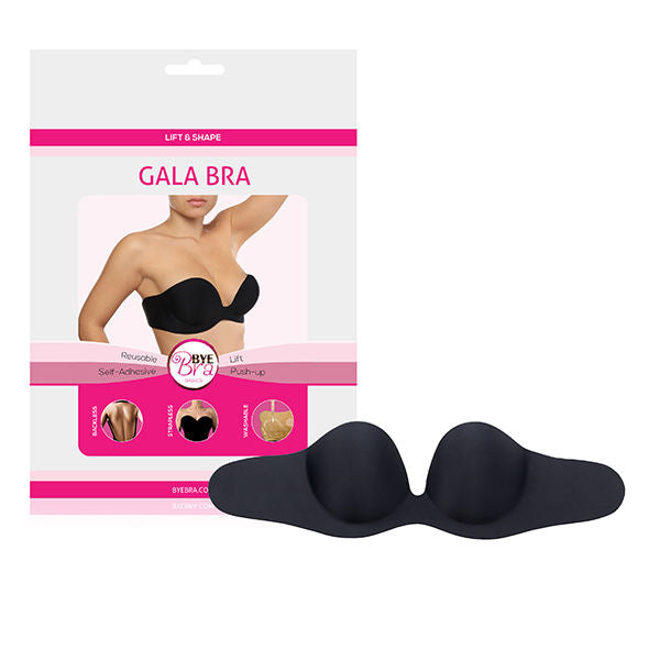 Gala, schwarzer BH mit Körbchengröße D