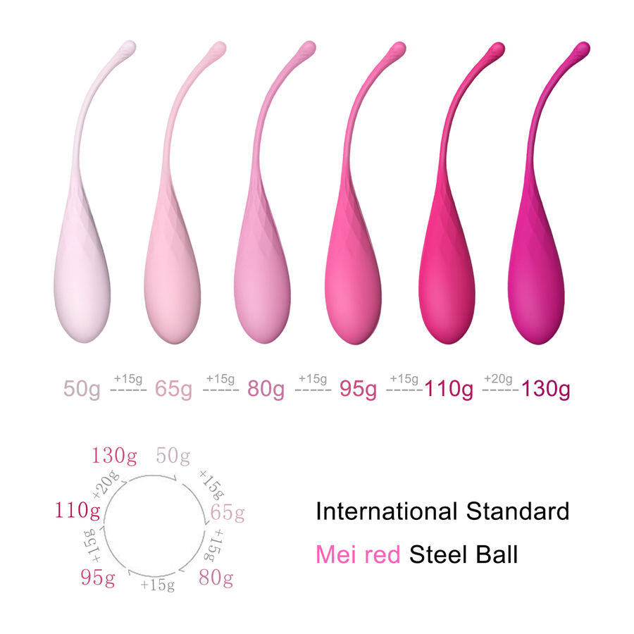 Kegel Fit Beckenbodentrainingsset 6-tlg