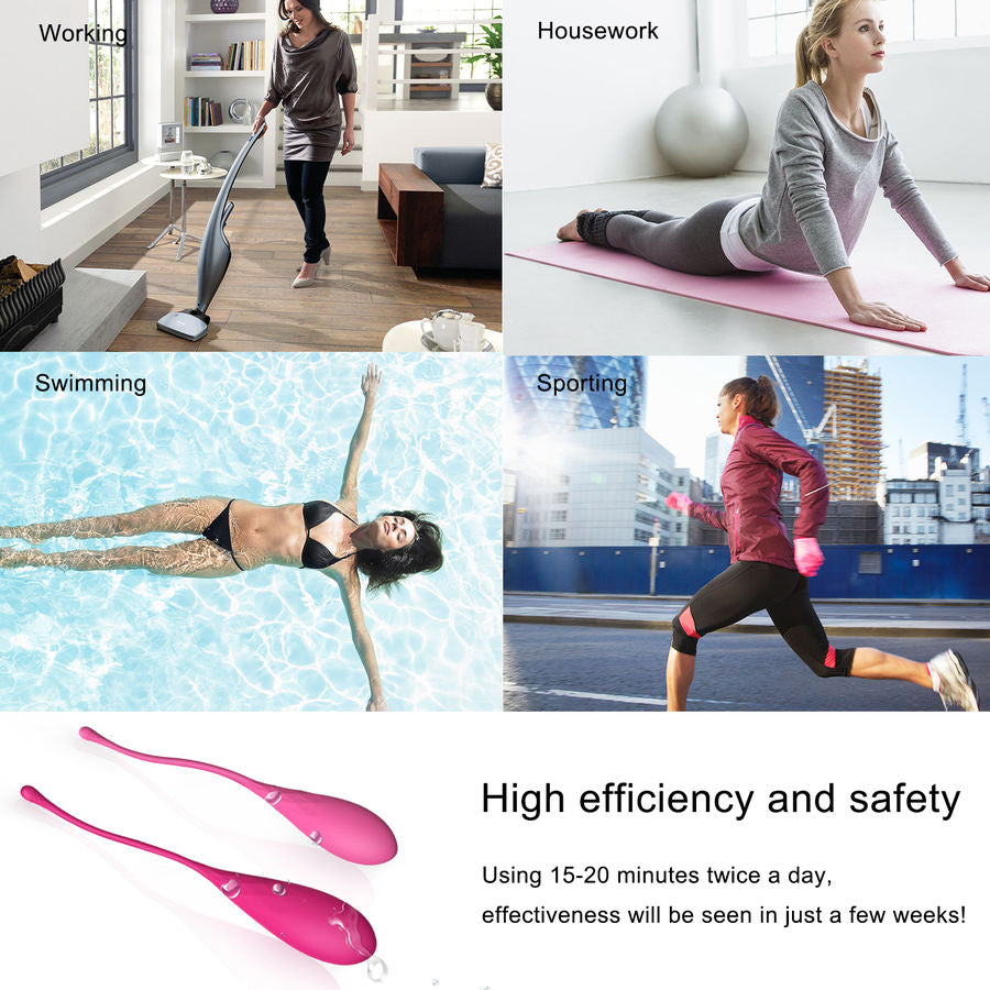 Kegel Fit Beckenbodentrainingsset 6-tlg