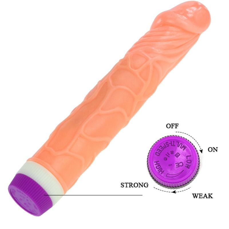 Realistische vibrierende Lustwellen 22,5 cm