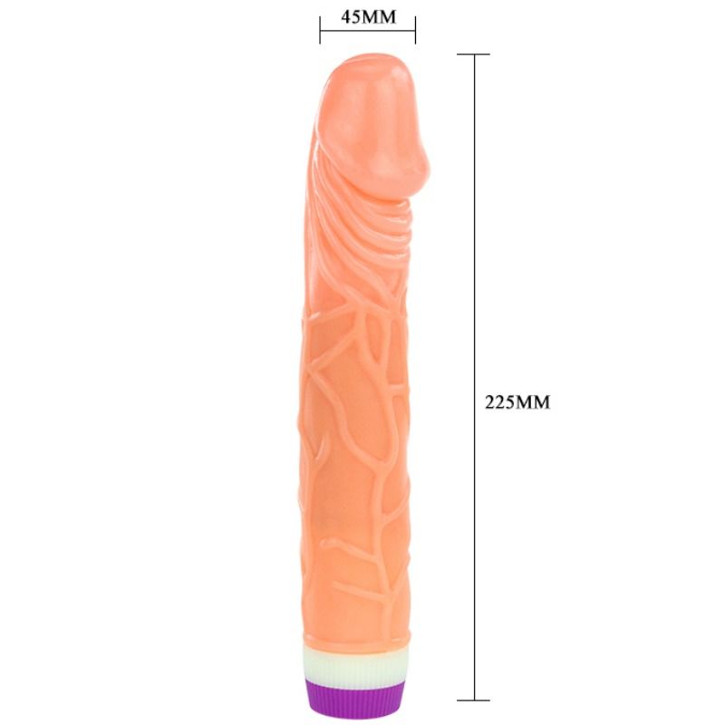 Realistische vibrierende Lustwellen 22,5 cm