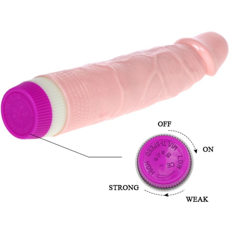 Realistischer Vibrator für Anfänger 21,5 cm