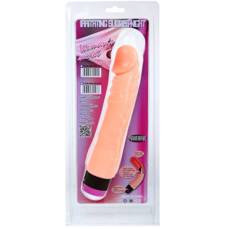 Realistischer flexibler Naturvibrator 24 cm