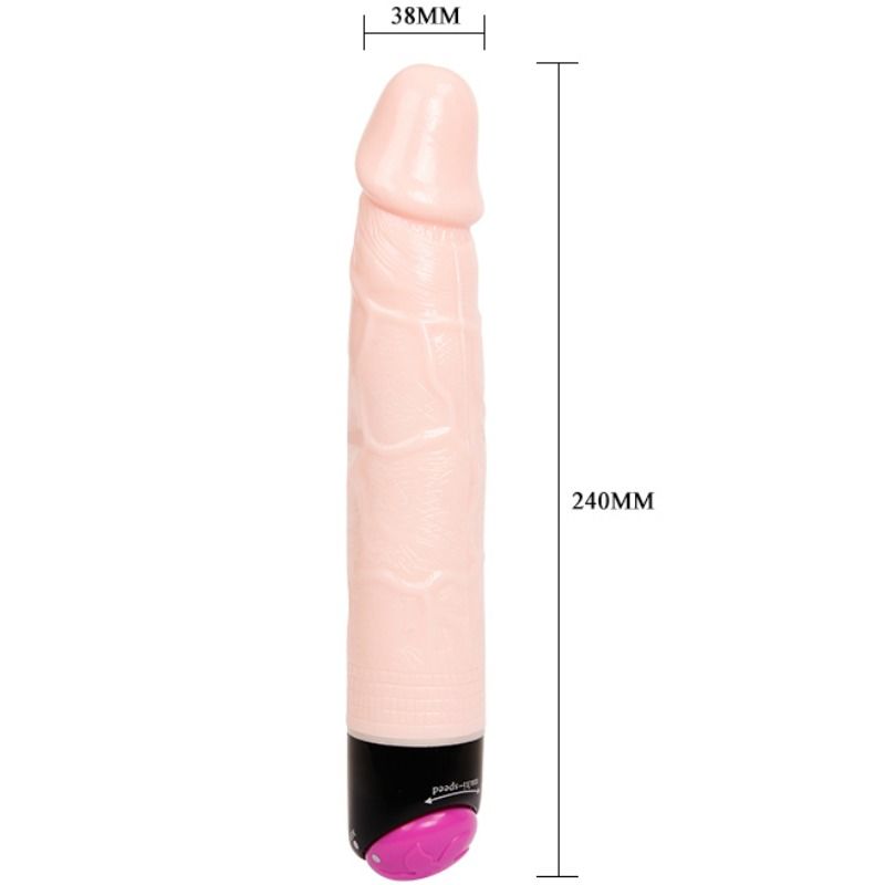 Bunte Sex-Vibration und Rotation 24cm
