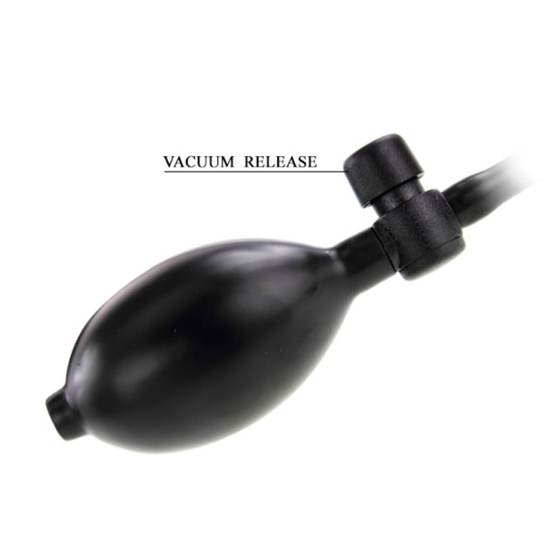 Realistischer aufblasbarer vibrierender Dildo 18,8 cm