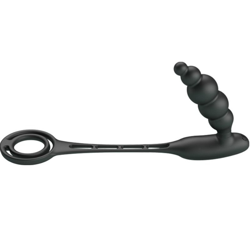 Penisringe mit vibrierendem Plug