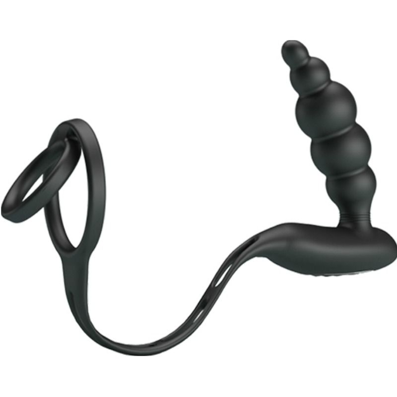 Penisringe mit vibrierendem Plug