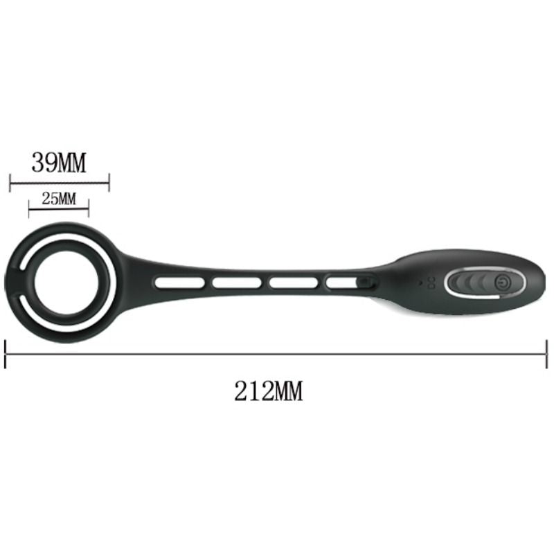 Penisringe mit vibrierendem Plug