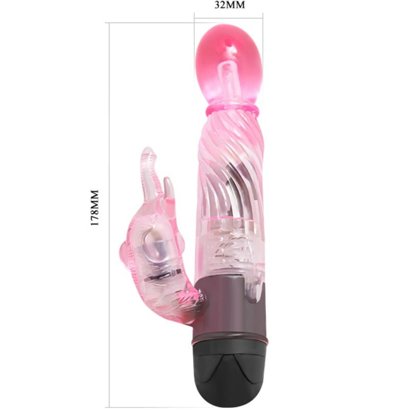 Bieten Sie eine Art Liebhabervibrator mit rosa Kaninchen 10 Modi
