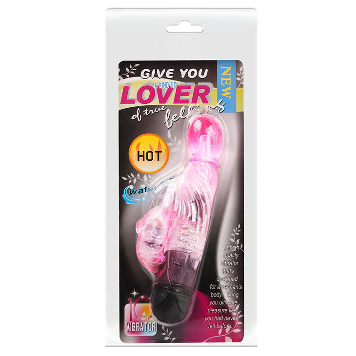 Bieten Sie eine Art Liebhabervibrator mit rosa Kaninchen 10 Modi