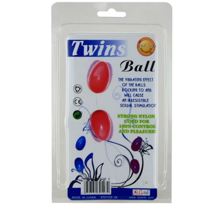 Twins Balls lila Analkugeln