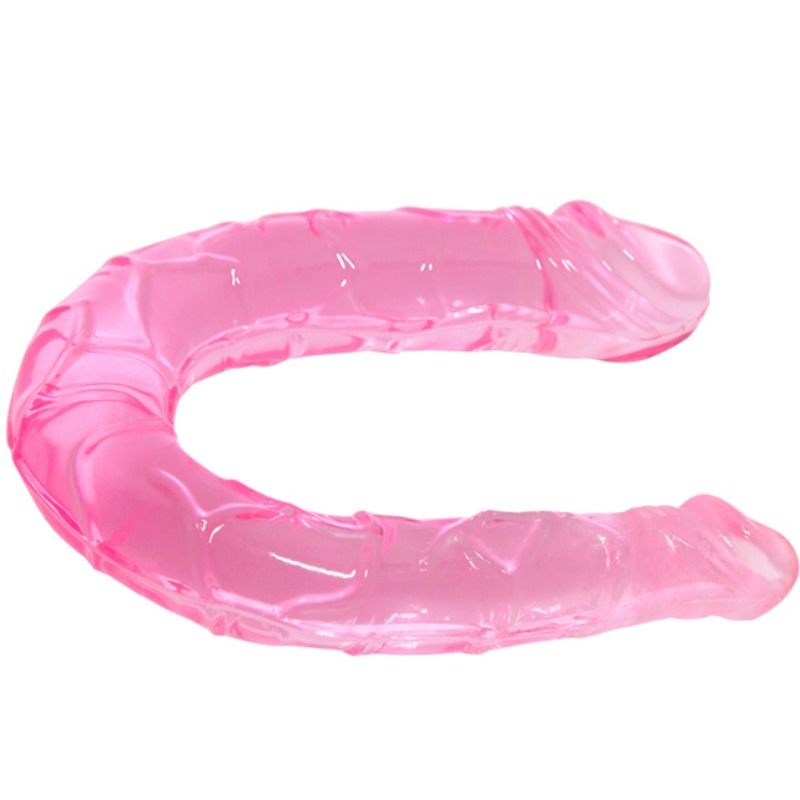 Doppeldildo, doppelter rosa Dildo