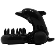 Süßer Ring mit Klitorisstimulator Delfin
