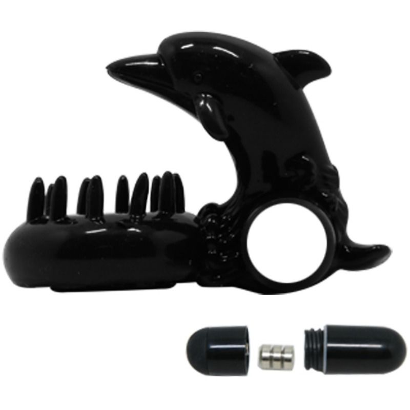Süßer Ring mit Klitorisstimulator Delfin