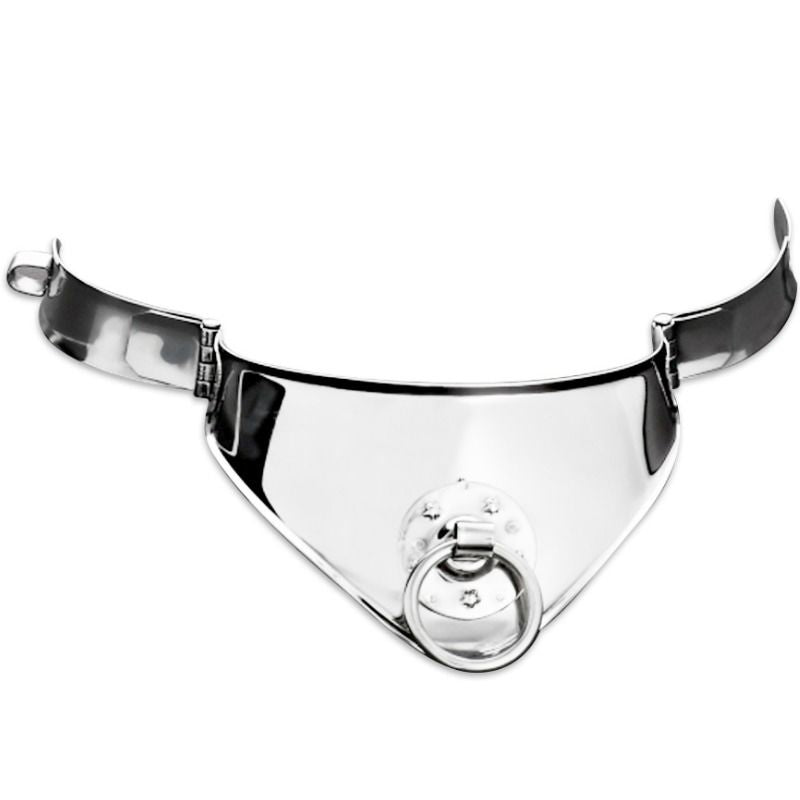 12,5 cm Fesselhalsband mit Ring und Vorhängeschloss