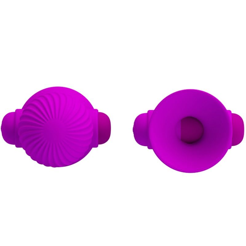 Brustwarzenstimulatoren 12 Vibrationsmodi lila