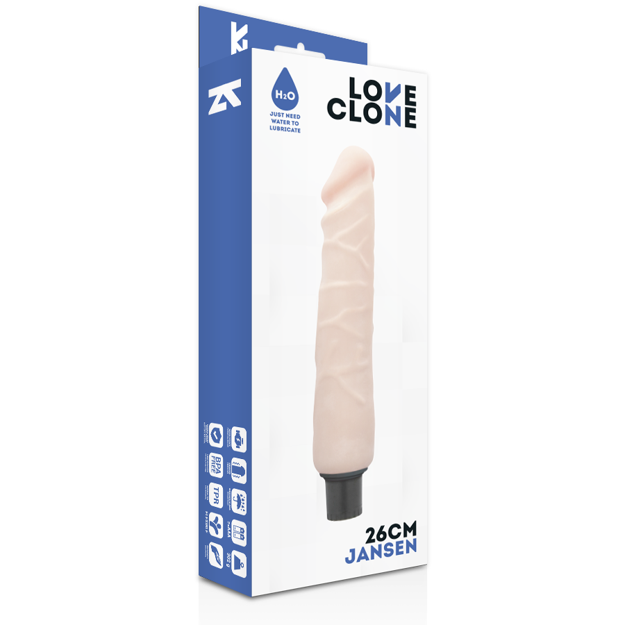 Jansen selbstschmierender Vibrator 26 cm -o- 4,2 cm