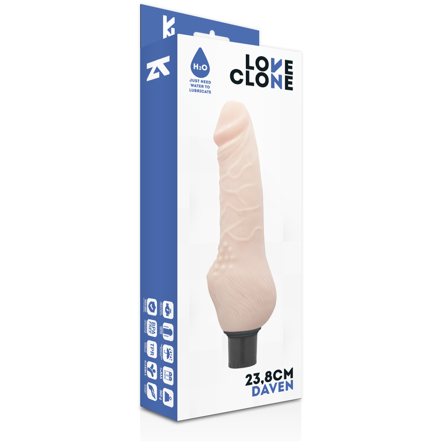 Daven realistisch selbstschmierend 23,8 cm -o- 3,8 cm