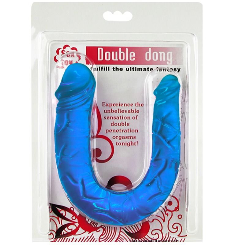 Double Dong Doppeldildo blau