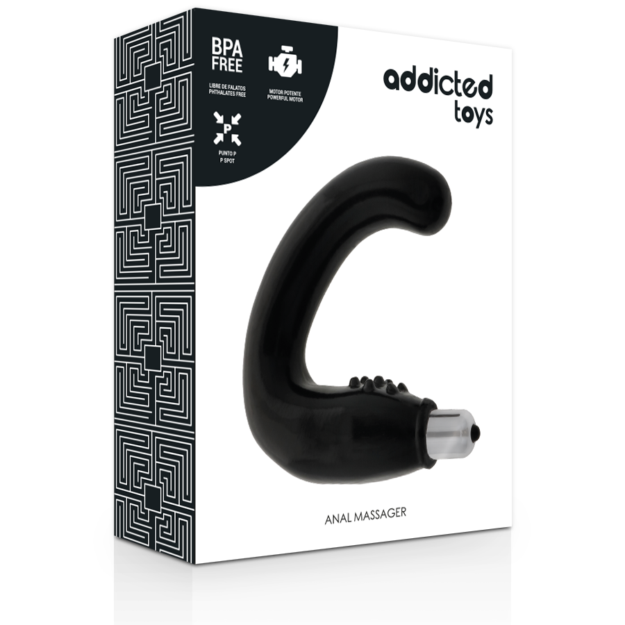 Schwarzer Analmassager