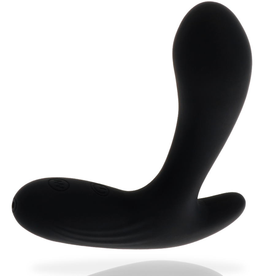 Schwarzer vibrierender Analmassager