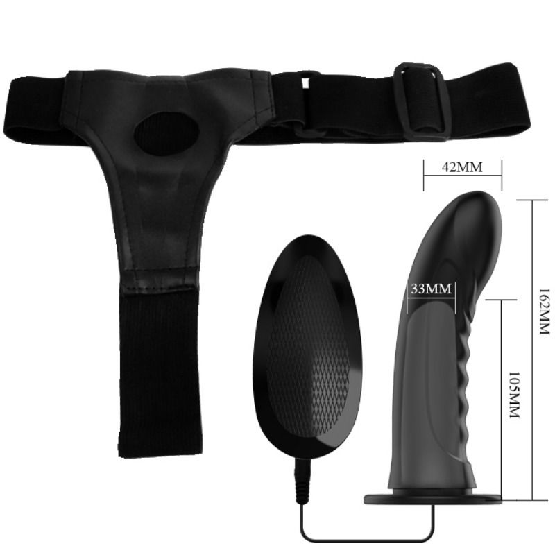 Marvin Strap-on mit Vibration und Hohldildo