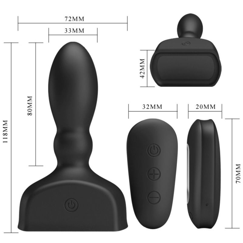 Aufblasbarer Prostatavibrator von Marriel