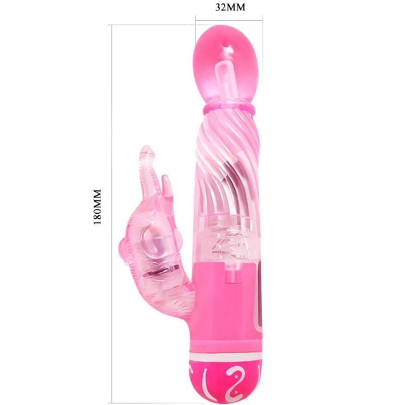 Multispeed-Vibrator mit lilafarbenem Stimulator