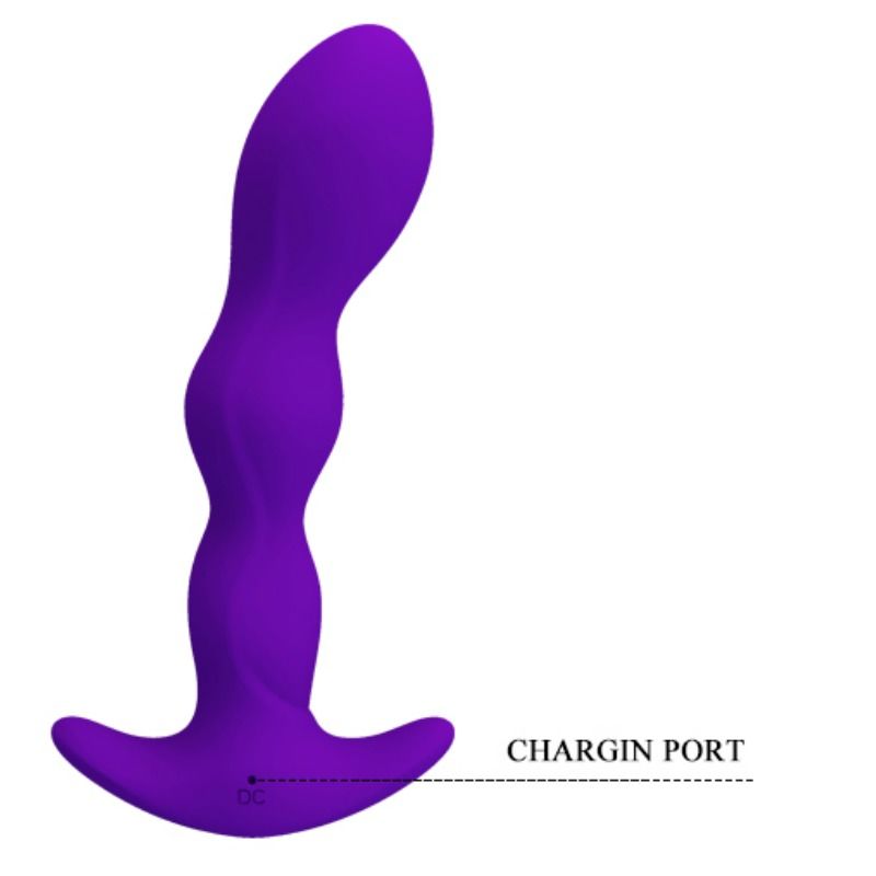 Analmassagegerät 12 Vibrationsmodi lila