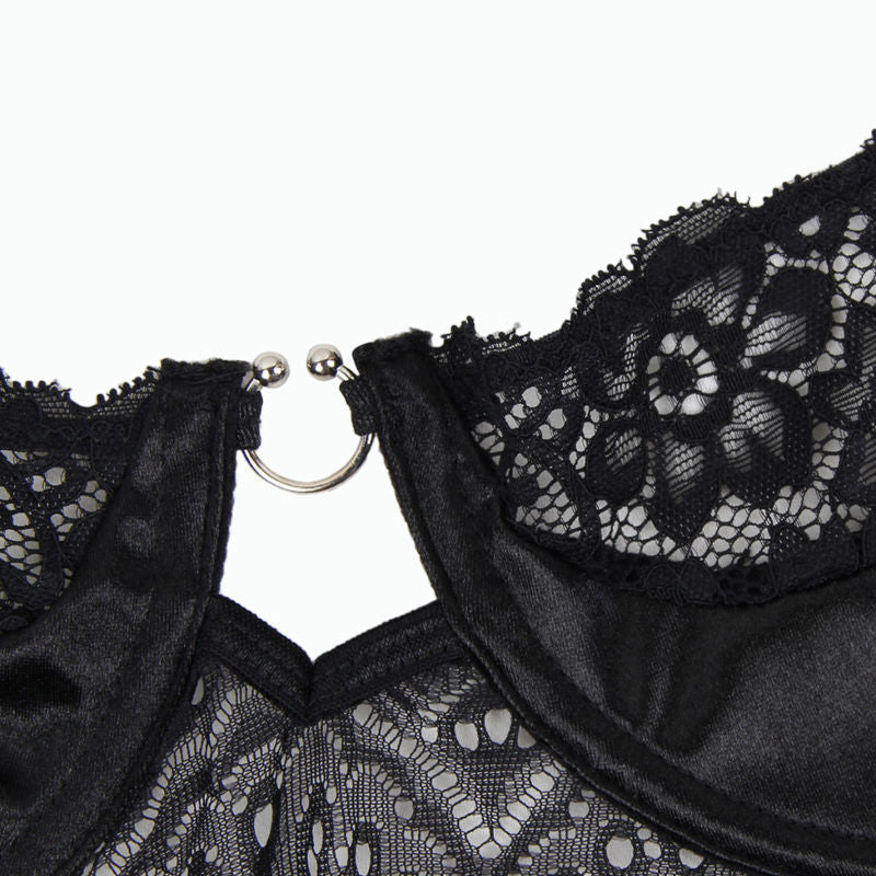 Korsett Corset und Gürtel Subblime schwarz s/m
