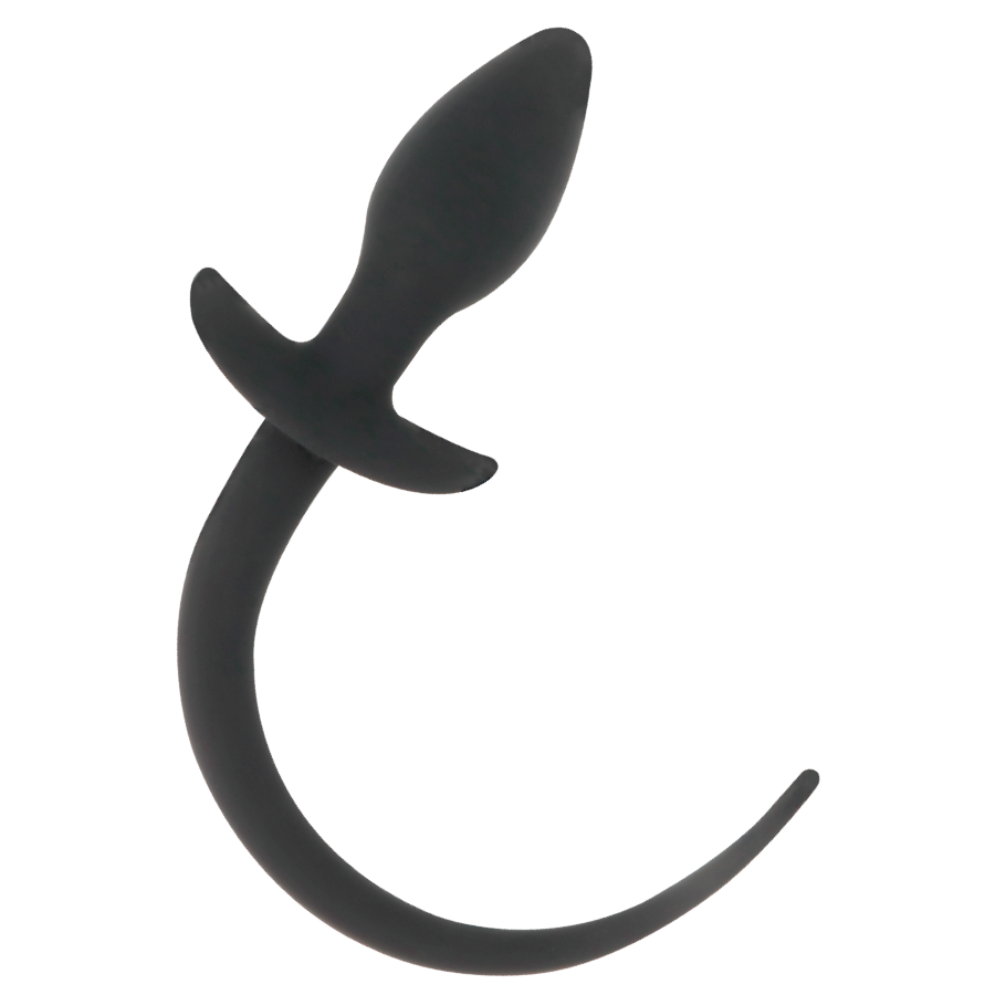 Analplug 28 cm schwarzes Silikon