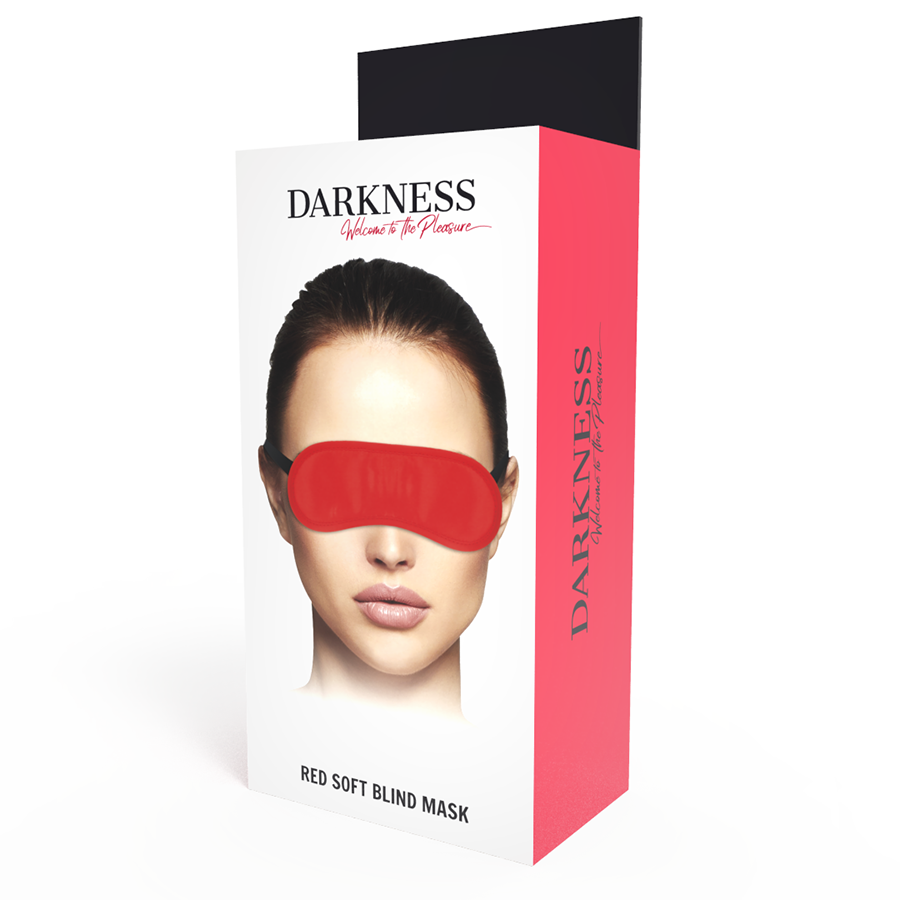 Rote gerade Maske 