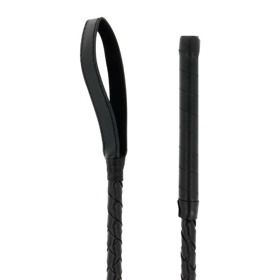 Schwarze BDSM Fetisch Peitsche 70 cm