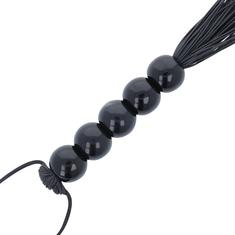 Schwarze dünne Bondage Peitsche