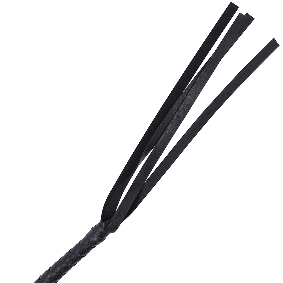 Schwarze Bondage Peitsche 210cm