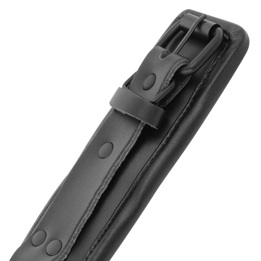 Verstellbare schwarze Lederhandschellen