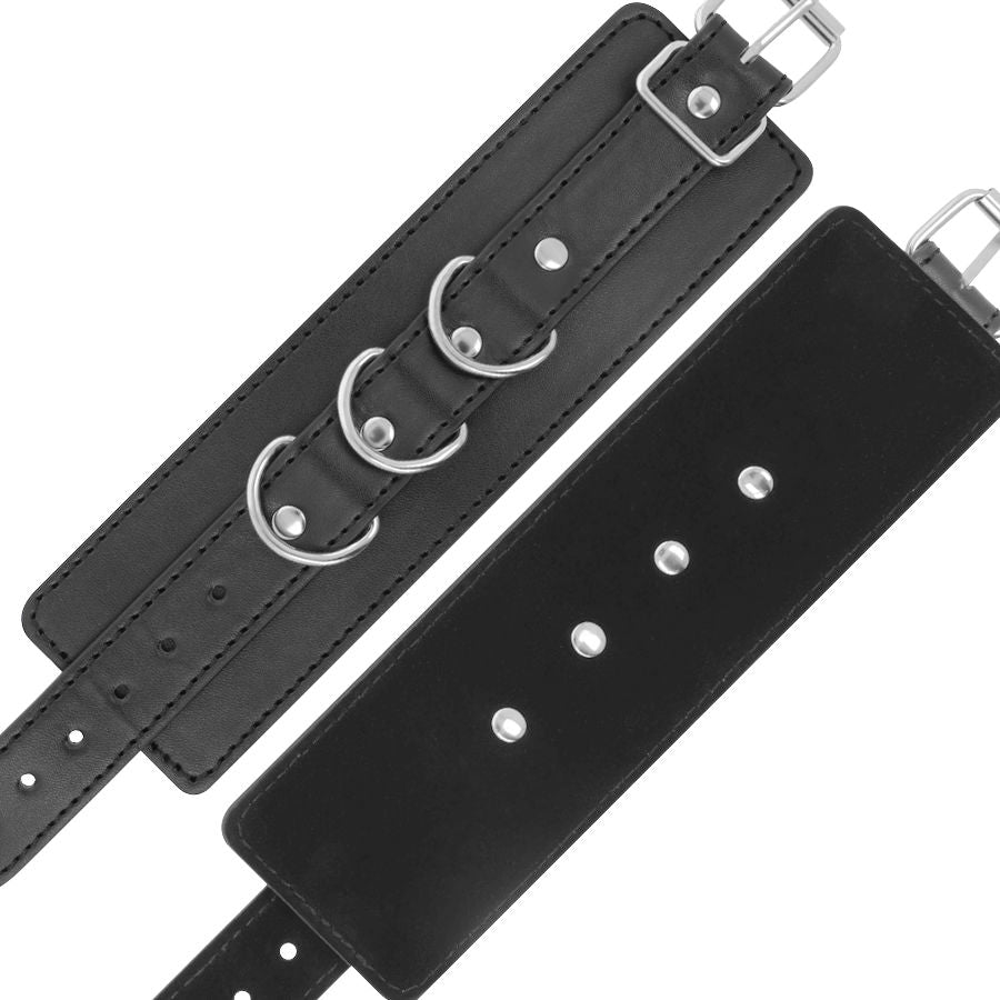 Schwarze Handschellen