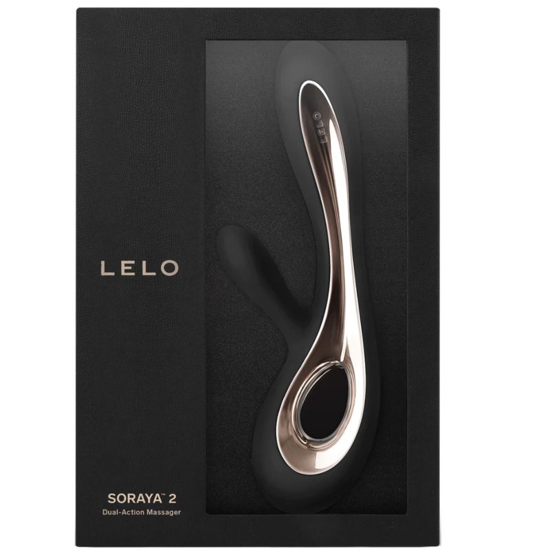Soraya 2 schwarzer Rabbit-Vibrator