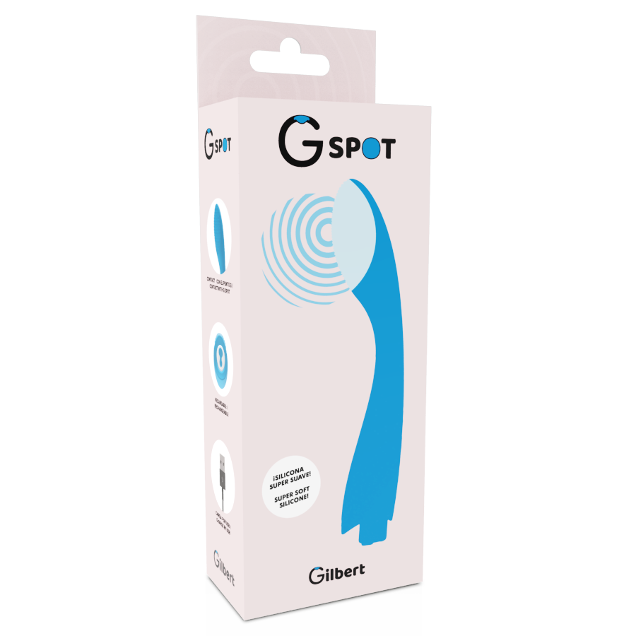 Gylbert türkisblauer G-Punkt-Vibrator