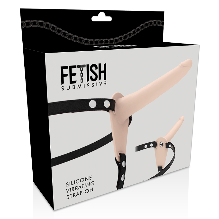 Fleischfarbener Silikonvibrator 15 cm