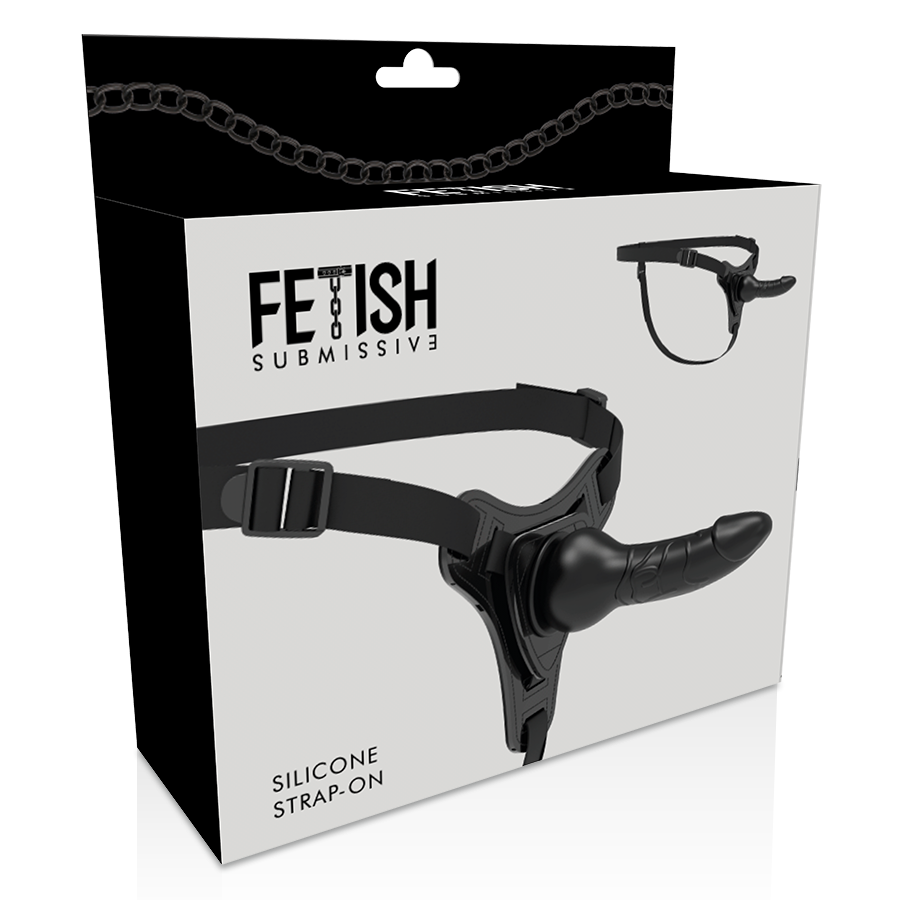Realistisches schwarzes Silikon 16 cm