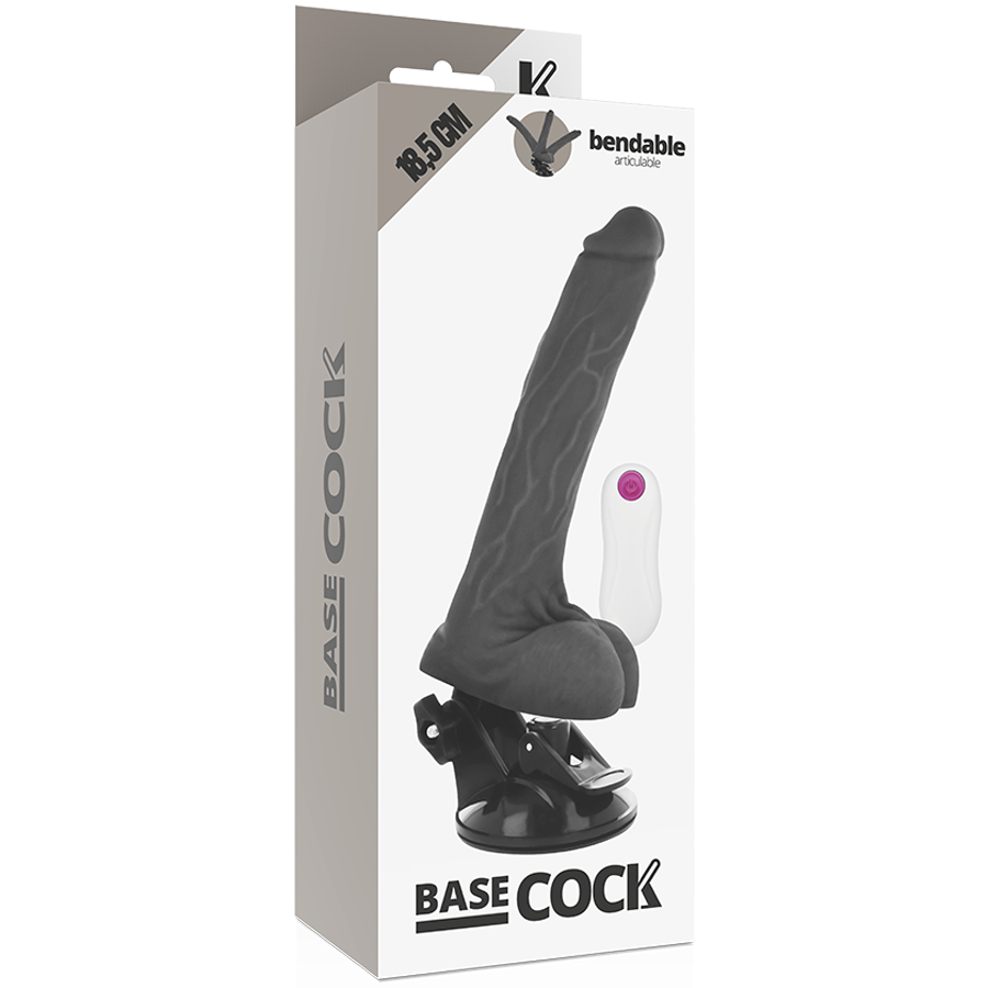 Natürlicher Gelenkvibrator mit Fernbedienung 18,5 cm -o- 4 cm